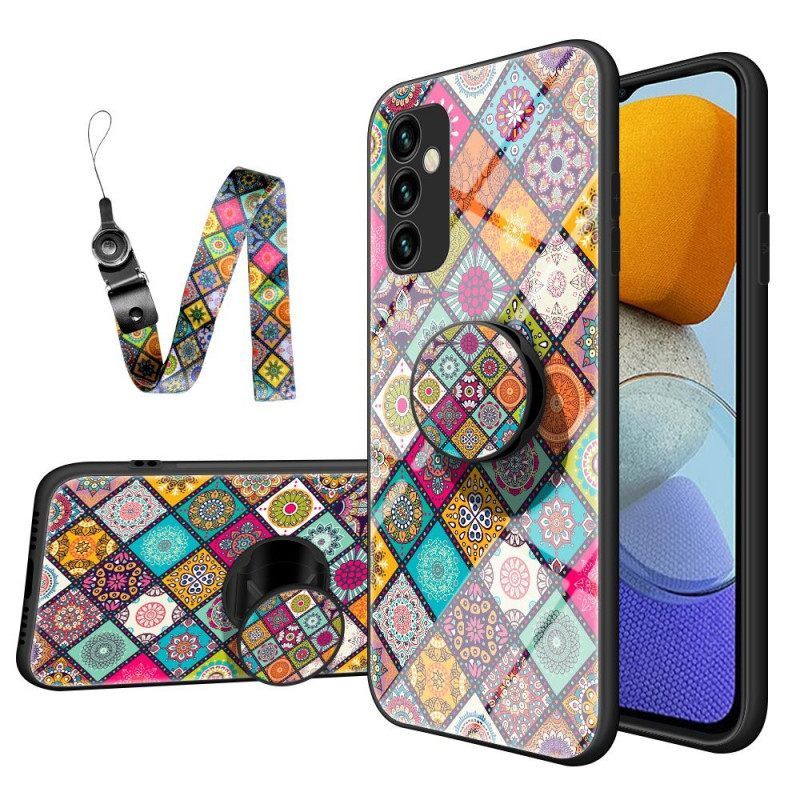 Θήκη Samsung Galaxy M23 5G Μαγνητική Θήκη Patchwork